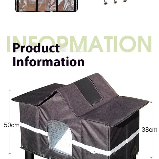 Casa Térmica para Mascotas Pequeñas - Refugio Impermeable Todo Clima - Image 10