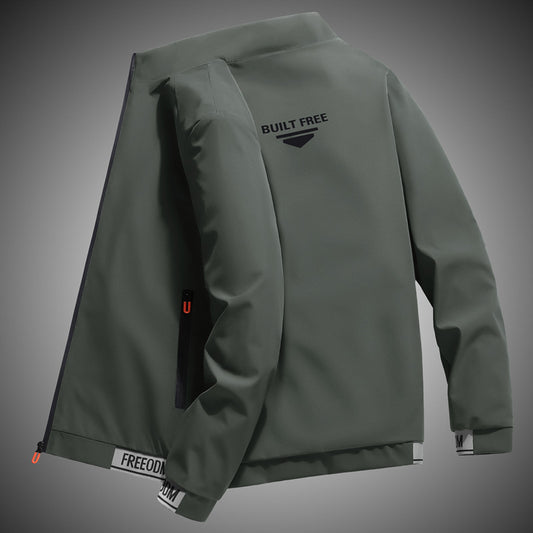 Chaqueta Deportiva Casual para Hombre Cuello Alto Otoño - Image 2