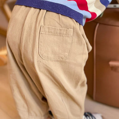 Pantalones Holgados Estilo Japonés para Bebé - Primavera y Otoño - Image 4