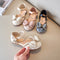 Zapatos Princesa con Moño de Perla para Niñas - Estilo Verano