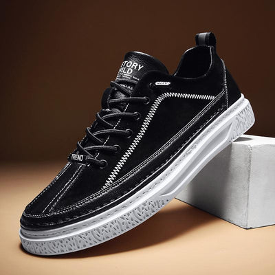 Zapatos de Cuero Casual Estilo Británico para Hombre - Versátiles y Elegantes - Image 5
