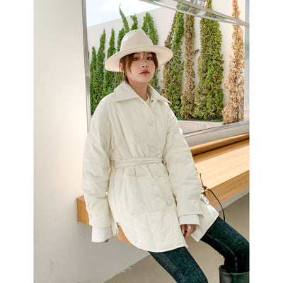 Chaqueta de Plumas de Pato Blanca Suelta - Image 10