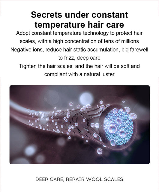 Secador de Cabello Iónico 800W con 2 Velocidades - Profesional Portátil - Image 9