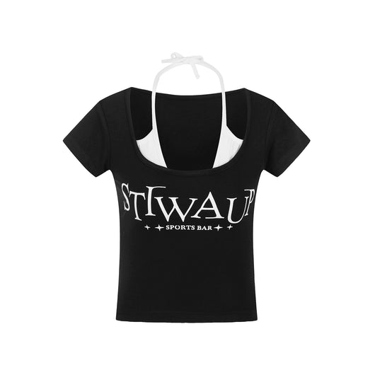 Playera Retro Americana con Estampado Cute Hot Girl - Image 7