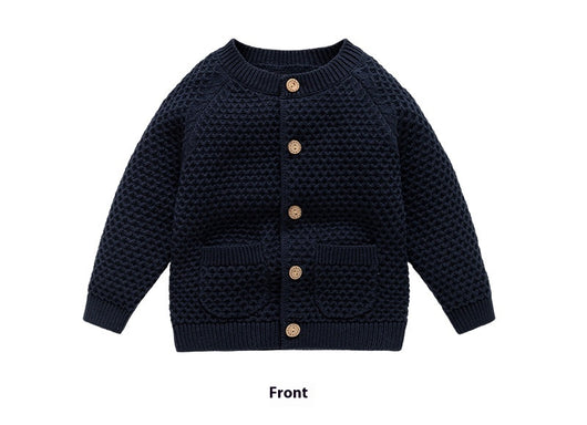 Suéter Abrigo Infantil Cuello Redondo para Otoño e Invierno - Image 12