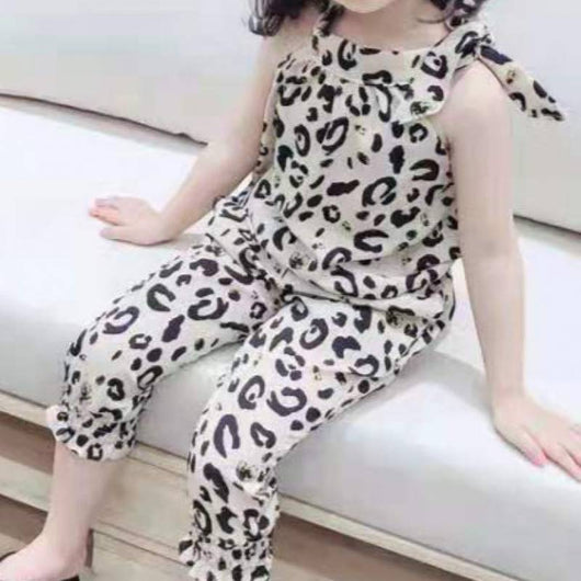 Traje Estilo Western para Niña con Estampado Leopardo - Image 8