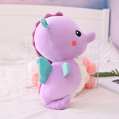 Almohada Peluche Caballo de Mar Ángel Grande - Image 2