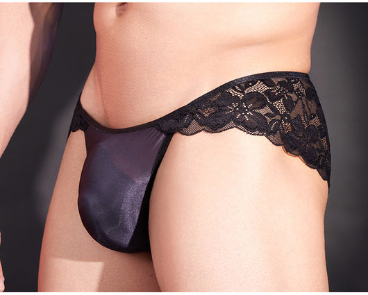 Ropa Íntima Masculina con Encaje Europeo Diseño Moderno - Image 8