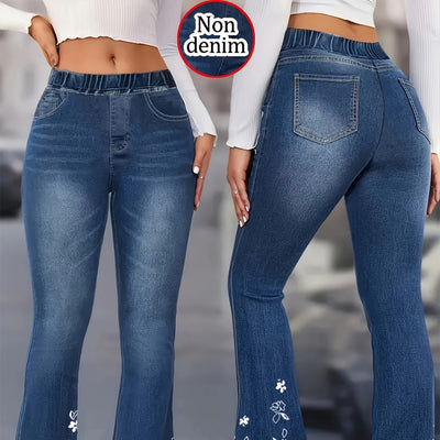 Jeans Bootcut Reductores con Efecto Levantador de Glúteos para Mujer