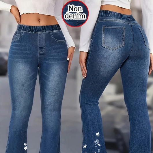Jeans Bootcut Reductores con Efecto Levantador de Glúteos para Mujer