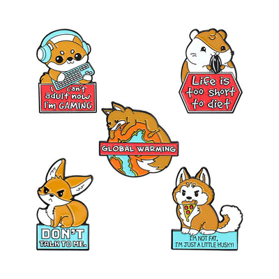 Broche de Animales Adorables - Colección Creativa de Dibujos Animados - Image 9