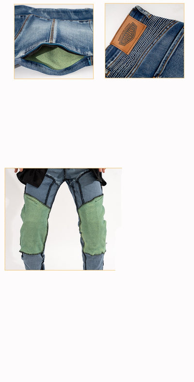 Pantalones Vaqueros para Motocicleta con Elasticidad Alta para Hombre y Mujer - Image 6