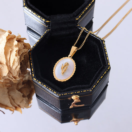 Collar de Concha Marina Blanca con Diseño de Tulipán para Clavícula - Image 13