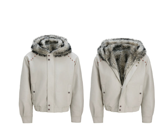 Abrigo de Invierno para Hombre con Forro Polar y Cuello de Piel - Image 5