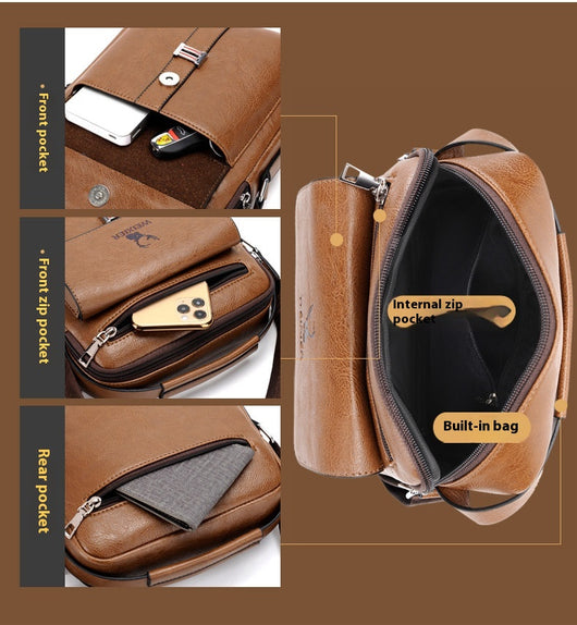 Bolsa de Hombro Transpirable para Hombre - Diseño Ergonómico - Image 28