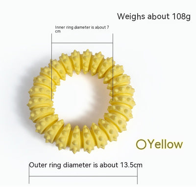 Anillo de Espuma Anti-Mordida para Masticar - Juguete Molar para Perros - Image 2