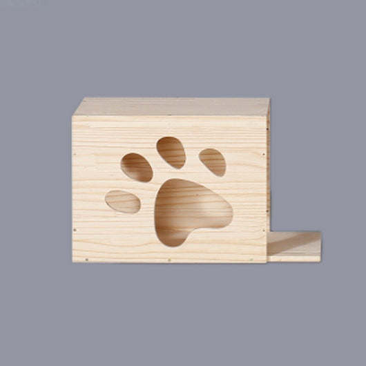 Plataforma Rascadora de Madera Maciza para Gatos con Tablero de Sisal - Image 33