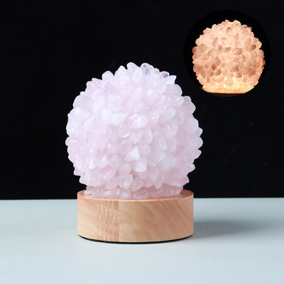 Lámpara de Mesita de Noche Ran Crystal Ball