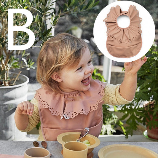 Babero Impermeable para Alimentación del Bebé