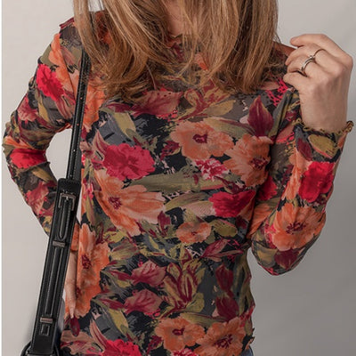 Suéter Cuello Redondo Manga Larga para Mujer - Básico Versátil - Image 3