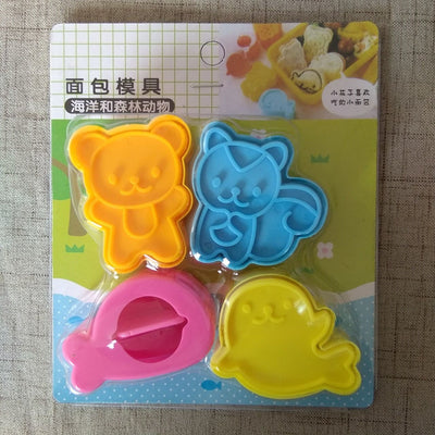 Molde para Galletas Infantil Ardilla y Osito - Kit Completo de Repostería