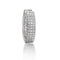 S925 Pure Plateado Full Diamond Earrings For Men's Hip-hop Earrings Grande Single
