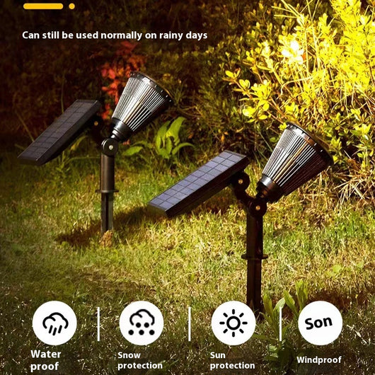 Reflectores Solares LED Impermeables para Jardín y Patio - Image 3