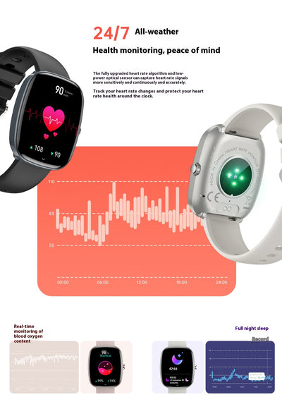 Reloj Inteligente Deportivo S5 con Llamadas Bluetooth y Monitoreo de Salud - Image 17