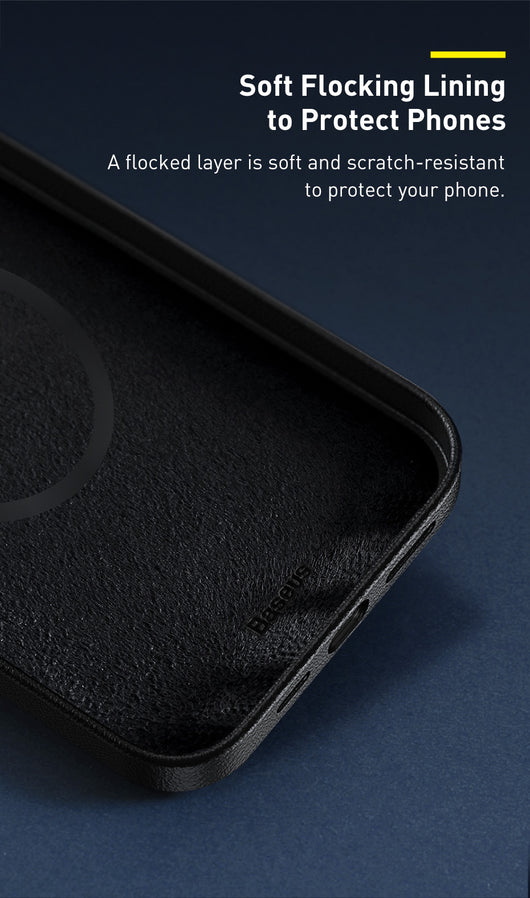 Funda de Cuero Magnética para iPhone 12 Mini Negro - Image 17