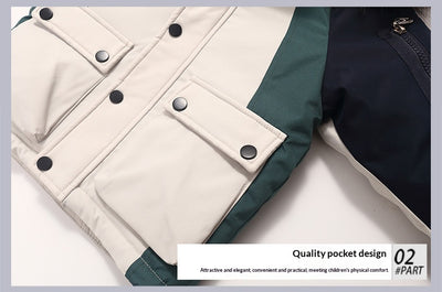 Conjunto Térmico Acolchado para Niños: Chaqueta y Pantalón Peto - Image 19