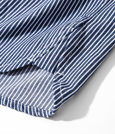Camisa Retro de Rayas Verticales Manga Larga para Hombre - Image 35