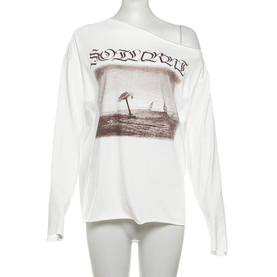 Camiseta Mujer Estilo Hip-hop con Estampado Trendy - Image 8