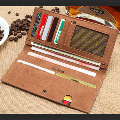 Billetera Retro Delgada Mate para Hombre - Image 13