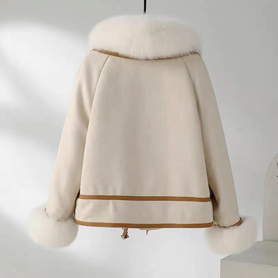 Chaqueta de Piel Sintética Tipo Zorro para Mujer - Image 4
