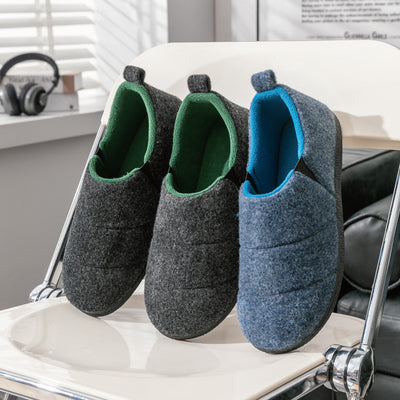 Pantuflas Cómodas para Hombre con Suela de Goma y Diseño Minimalista - Image 4