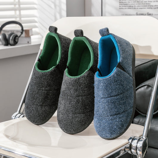 Pantuflas Cómodas para Hombre con Suela de Goma y Diseño Minimalista - Image 4
