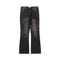 Red Gothic Style Distressed Jeans