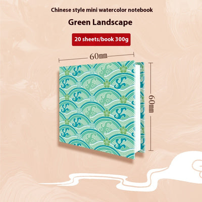 Cuaderno de Acuarela Portátil para Artistas - Formato Cuadrado - Image 20