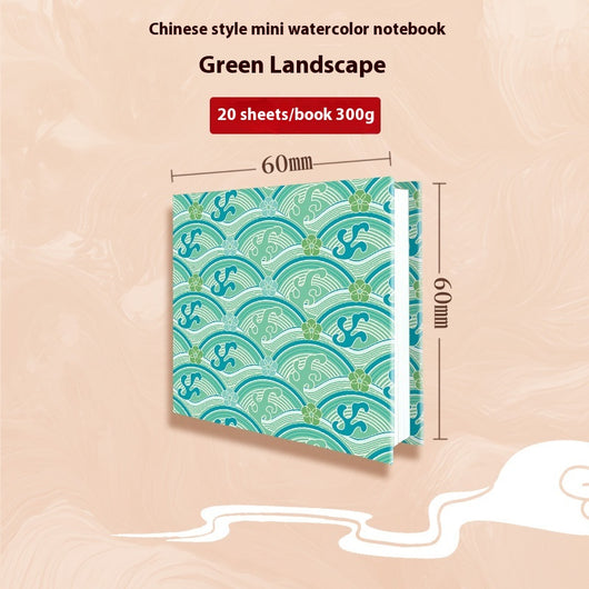 Cuaderno de Acuarela Portátil para Artistas - Formato Cuadrado - Image 20