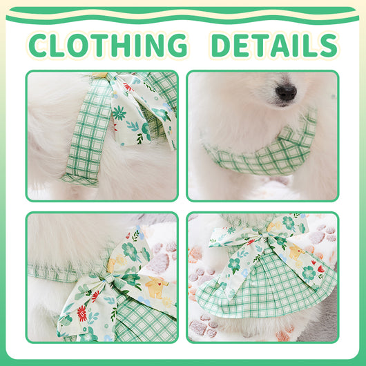 Vestido Arnés para Perro Pequeño Verano con Correa - Ropa Chihuahua y Mascotas - Image 16