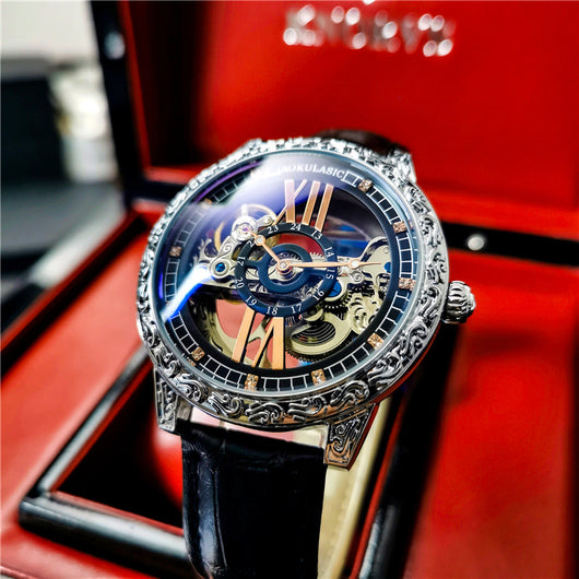 Reloj Automático de Lujo para Hombre con Tourbillon Hueco - Image 3