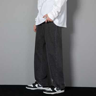 Pantalones Vaqueros Rectos Estilo Hong Kong con Efecto Adelgazante para Hombre - Image 6