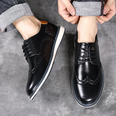 Zapatos de Cuero para Hombre Estilo Ejecutivo Británico - Image 9