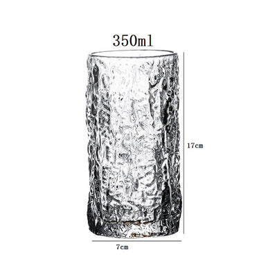 Vaso de Agua con Diseño Texturizado en Vidrio - Image 2