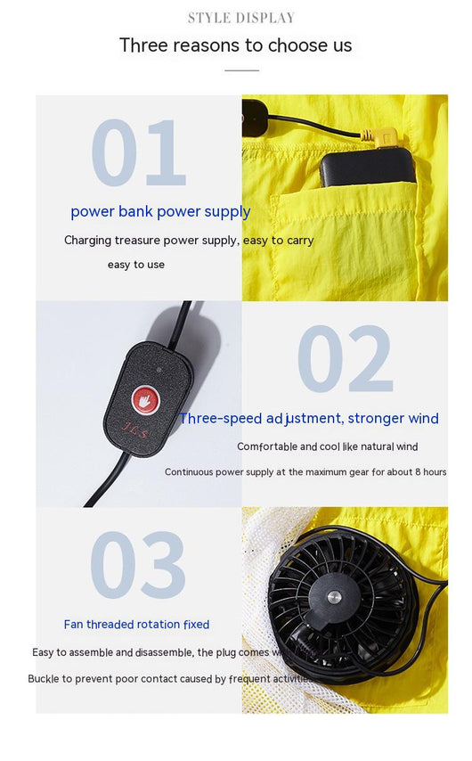 Chaleco Refrigerante Recargable para Trabajo en Ambientes Calurosos - Image 24