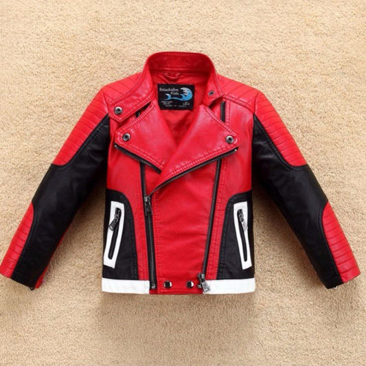 Chaqueta de Cuero Grueso para Niño - Diseño Elegante y Duradero - Image 2