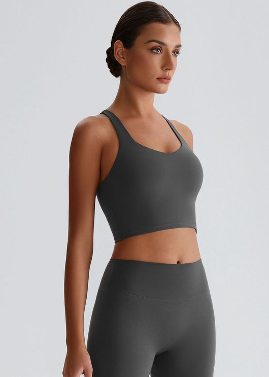 Sujetador Deportivo Cross Back para Yoga y Running - Image 40