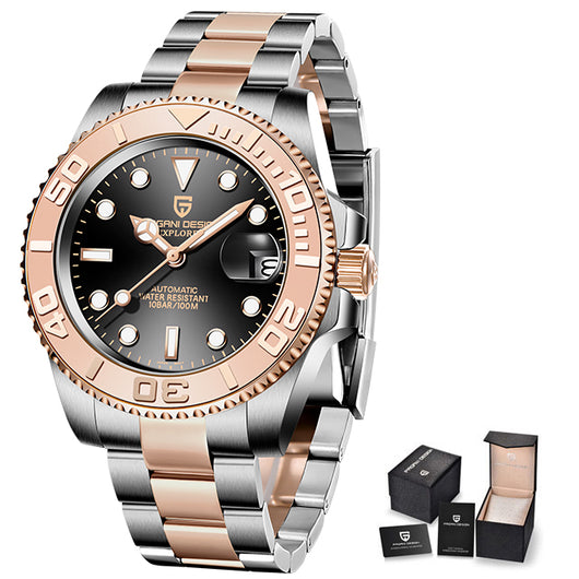 Reloj Automático de Acero Inoxidable Resistente al Agua para Hombre - Image 12