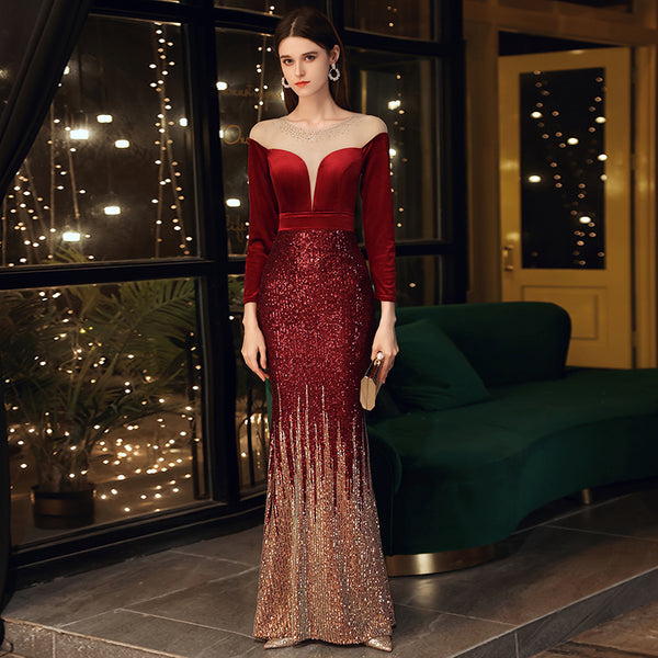 Vestido de Noche Elegante con Presencia Sofisticada