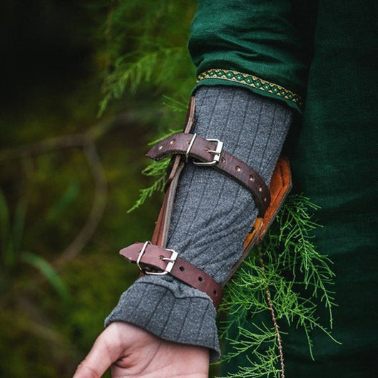 Guantes de Cuero PU Estilo Medieval Renacentista para Muñeca - Image 9